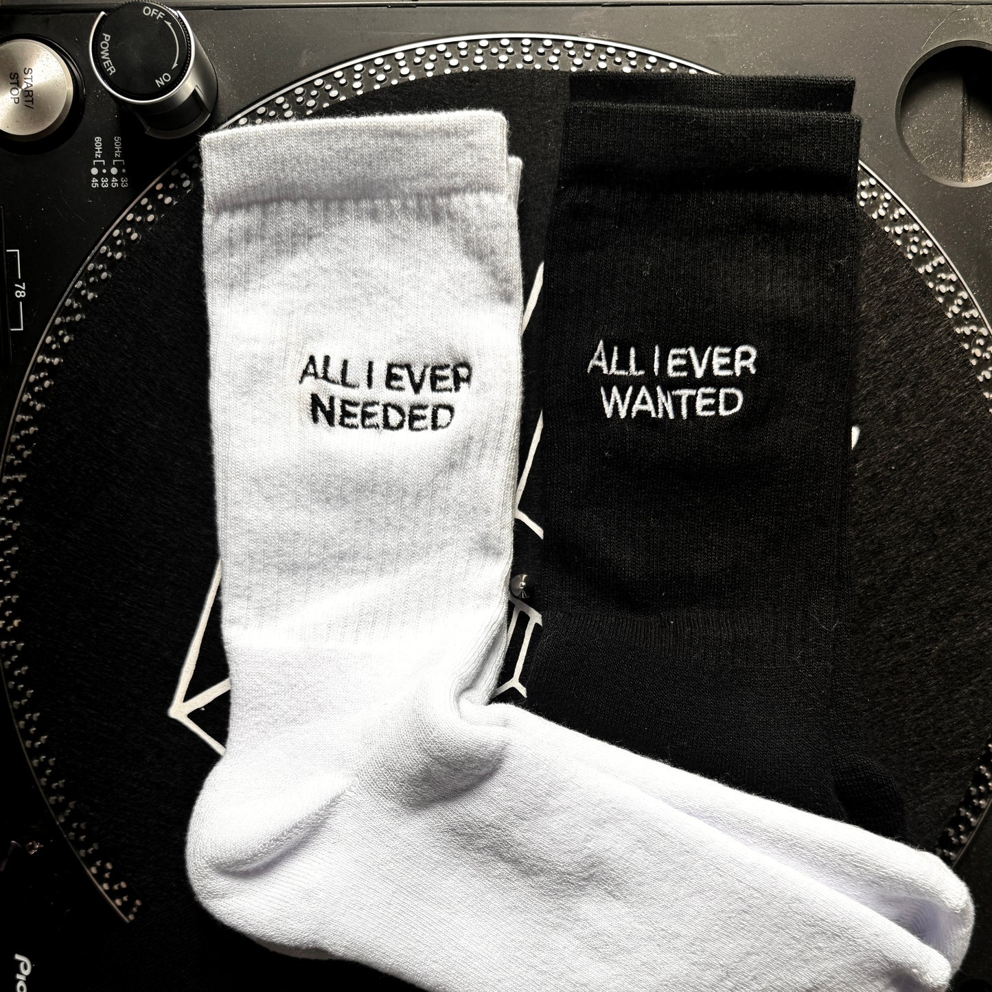 ALL I EVER WANTED - ALL I EVER NEEDED SOCKS